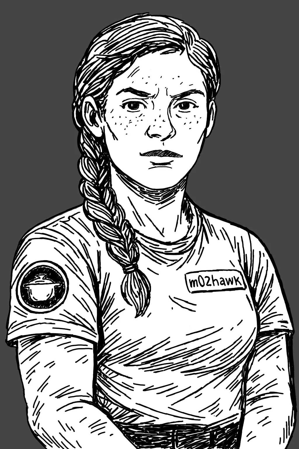 mO2hawk character portrait by angelic_penguin